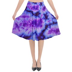 Tie Dye 1 Flared Midi Skirt