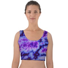 Tie Dye 1 Velvet Crop Top by dressshop