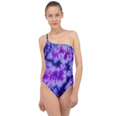 Tie Dye 1 Classic One Shoulder Swimsuit by dressshop