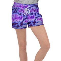 Tie Dye 1 Women s Velour Lounge Shorts by dressshop