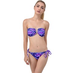 Tie Dye 1 Twist Bandeau Bikini Set