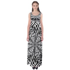 Animal Print 1 Empire Waist Maxi Dress by dressshop