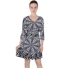 Animal Print 1 Ruffle Dress by dressshop