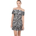 Animal Print 1 Off Shoulder Chiffon Dress View1