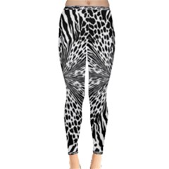 Animal Print 1 Inside Out Leggings by dressshop