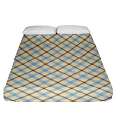 Plaid 2 Fitted Sheet (king Size) by dressshop