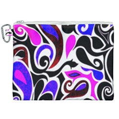 Retro Swirl Abstract Canvas Cosmetic Bag (xxl) by dressshop
