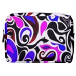 Retro Swirl Abstract Make Up Pouch (Medium)