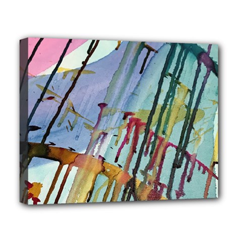 Chaos In Colour  Deluxe Canvas 20  X 16  (stretched) by ArtByAng