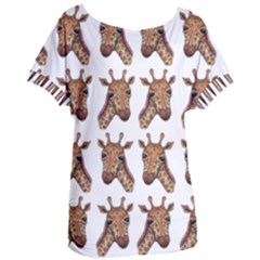 Giraffe Women s Oversized Tee