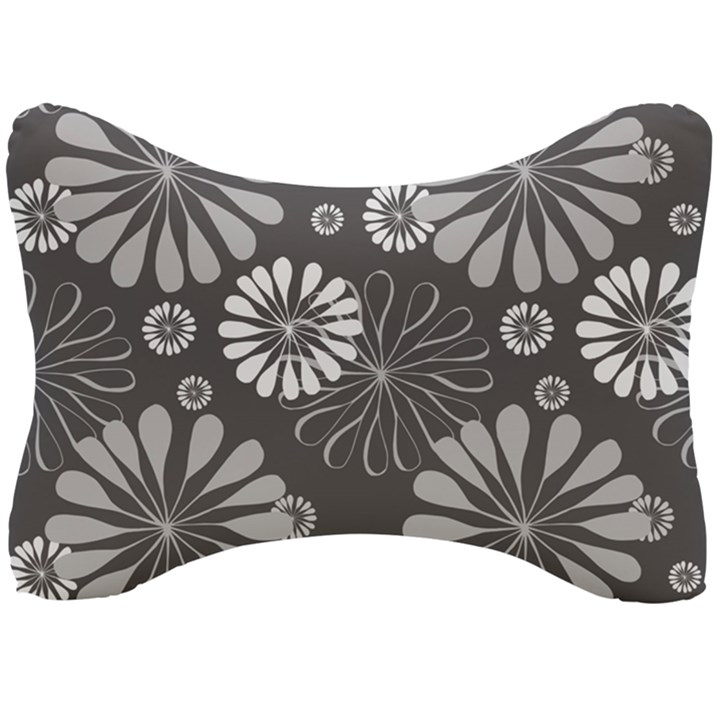 Floral Pattern Seat Head Rest Cushion