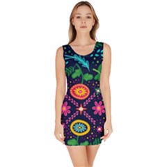 Colorful Pattern Bodycon Dress by Hansue