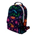 Colorful Pattern Flap Pocket Backpack (Large) View1