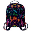 Colorful Pattern Flap Pocket Backpack (Large) View3