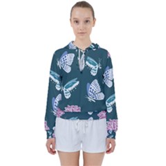 Butterfly  Women s Tie Up Sweat by Hansue