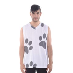 Pets Footprints Men s Basketball Tank Top by Hansue