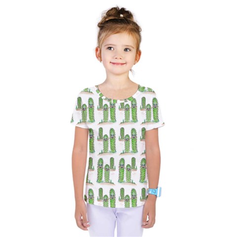 Prickle Plants Kids  One Piece Tee by ArtByAng