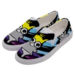 Demon Kingcat Men s Canvas Slip Ons by agoran