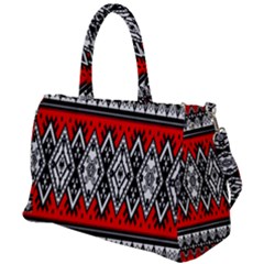 Decoration Pattern Style Retro Duffel Travel Bag by Nexatart