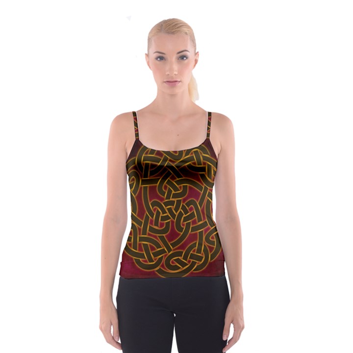 Beautiful Art Pattern Spaghetti Strap Top