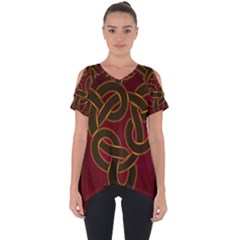 Beautiful Art Pattern Cut Out Side Drop Tee by Nexatart