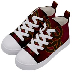 Beautiful Art Pattern Kid s Mid-top Canvas Sneakers