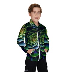 Nature Desktop Flora Color Pattern Windbreaker (kids) by Nexatart