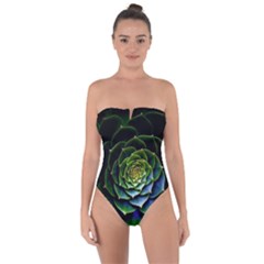 Nature Desktop Flora Color Pattern Tie Back One Piece Swimsuit by Nexatart
