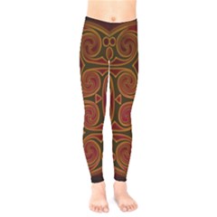 Beautiful Art Pattern Kids  Legging by Nexatart