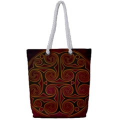 Beautiful Art Pattern Full Print Rope Handle Tote (small) by Nexatart