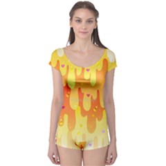 Candy Corn Slime Boyleg Leotard 