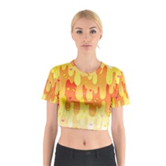 Candy Corn Slime Cotton Crop Top by paisleydrawrrsTest