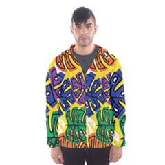 Design Decoration Decor Pattern Hooded Windbreaker (men) by Nexatart