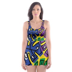 Design Decoration Decor Pattern Skater Dress Swimsuit