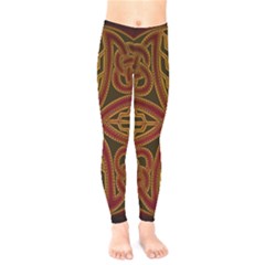 Beautiful Art Pattern Kids  Legging by Nexatart