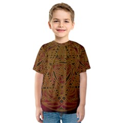 Beautiful Art Pattern Kids  Sport Mesh Tee