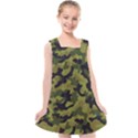 Camouflage 04 Kids  Cross Back Dress View1