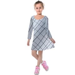 Silver Scratch  Kids  Long Sleeve Velvet Dress