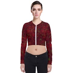 Abstract Pattern Color Shape Zip Up Bomber Jacket