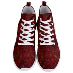 Abstract Pattern Color Shape Men s Lightweight High Top Sneakers