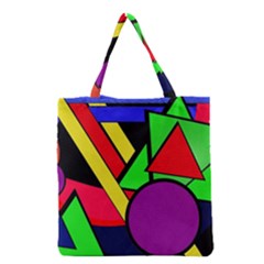 Background Color Art Pattern Form Grocery Tote Bag by Nexatart