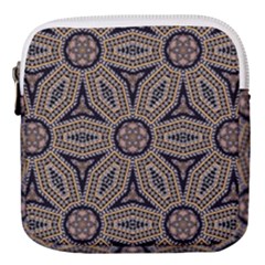 Pattern Decoration Abstract Mini Square Pouch