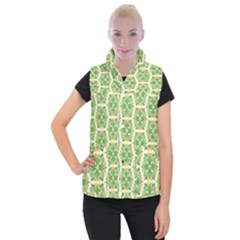 Pattern Abstract Decoration Flower Women s Button Up Vest by Nexatart