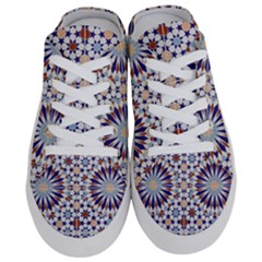 Morocco Essaouira Tile Pattern Half Slippers