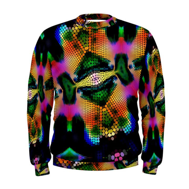 Butterfly Color Pop Art Men s Sweatshirt
