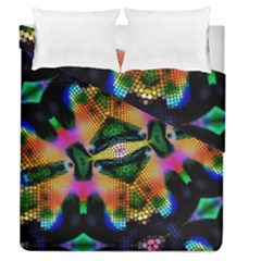 Butterfly Color Pop Art Duvet Cover Double Side (queen Size) by Nexatart