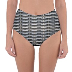 Desktop Pattern Abstract Fabric Reversible High-waist Bikini Bottoms by Nexatart