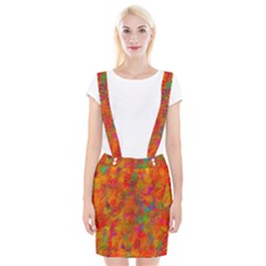 Abstract Pattern Art Canvas Braces Suspender Skirt by Nexatart