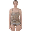 Wicker Model Texture Craft Braided Twist Front Tankini Set View1