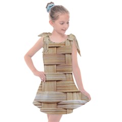 Wicker Model Texture Craft Braided Kids  Tie Up Tunic Dress by Nexatart